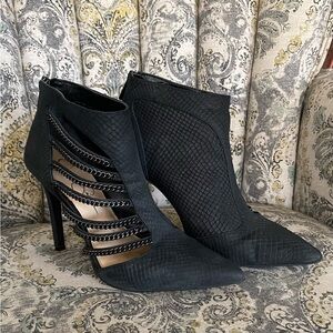 Womens Jessica Simpson Dark Gray Booties